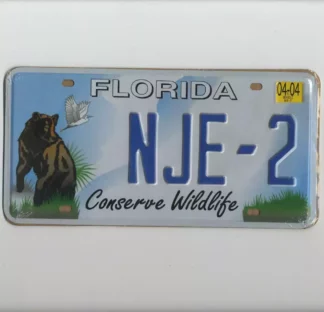 Plaque-immatriculation-américaine-FLORIDA-Conserve-Wildlife