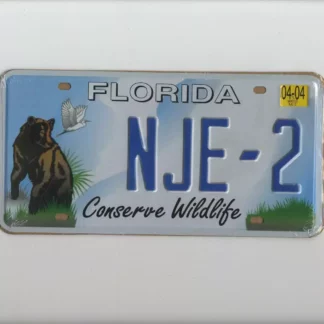 Plaque-immatriculation-américaine-FLORIDA-Conserve-Wildlife