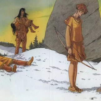 Plume-aux-vents-Morts-dans-la-neige-Jaquette-signée-par-Juillard
