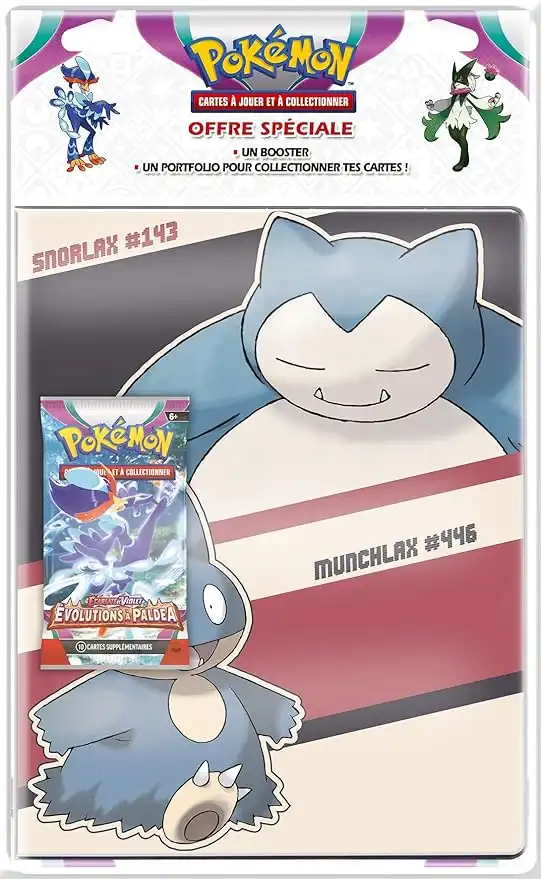 Portfolio Pokémon – Ecarlate Et Violet : Évolution à Paldéa, Capacité 252 Cartes, Dès 6 Ans, Accessoire Collectionneur