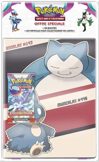 Portfolio Pokémon EV02 Évolution à Paldéa avec booster