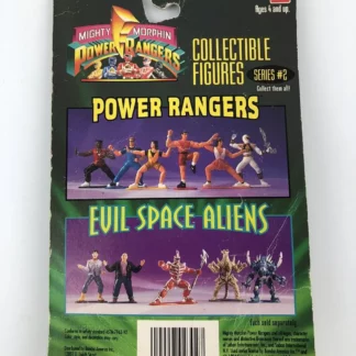 Power Rangers : Mighty Morphin : Figurine en plastique Bandai (Emballage d'origine)-verso