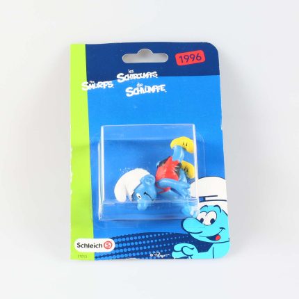 Peyo-Figurine pvc Schleich en Blister Schtroumpf sprinter