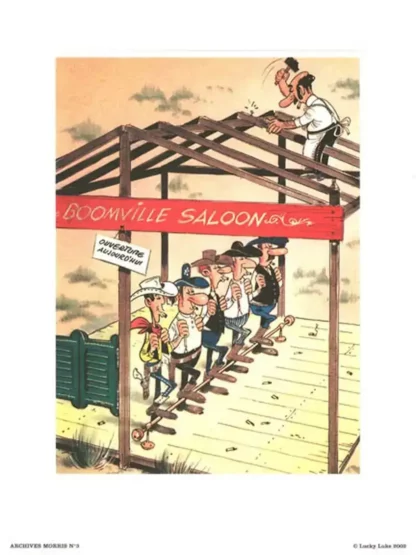 Saloon-Affiche-offset-Lucky-Luke-Archives-3