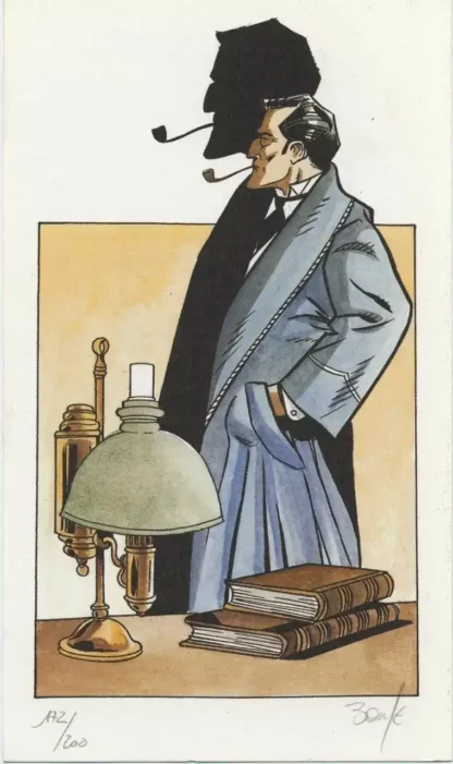 Sherlock-Holmes-Ex-libris-signé-par-Bonte