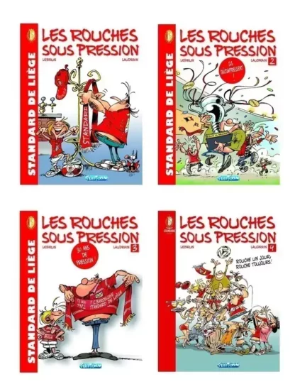 Standard de Liège Les Rouches sous pression Série complète des 4 tomes en EO
