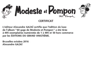 TT-Modeste-Pompom-60-gags-Edition-grand-vingtième-certificat