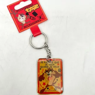 Taz-Je-fais-ce-que-je-veux-quand-je-veux-Porte-clés-métal-Warner-a