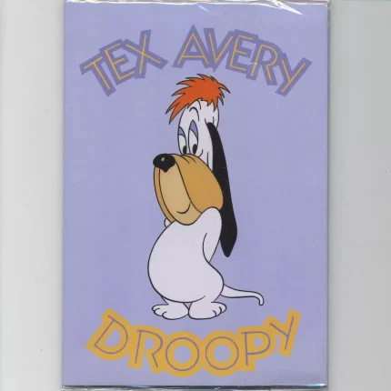 Tex-Avery-Droopy-Papier-à-lettres-avec-enveloppes-lilas