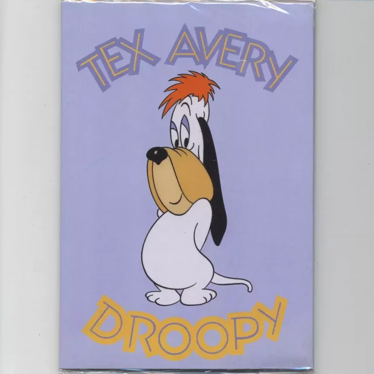 Tex-Avery-Droopy-Papier-à-lettres-avec-enveloppes-lilas