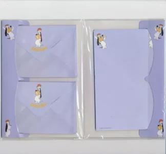 Tex-Avery-Droopy-Papier-à-lettres-avec-enveloppes-lilas-détail