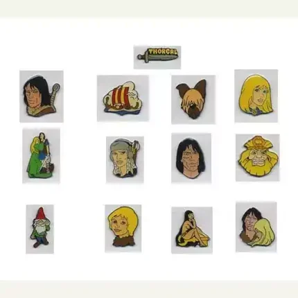 Ensemble 13 pin's Thorgal Rosinski
