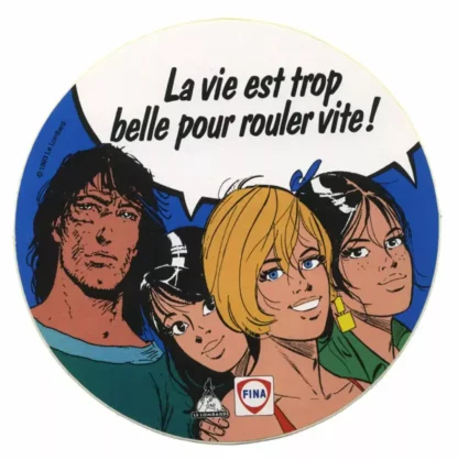 Thorgal et Julie Claire Cécile : Autocollant Fina