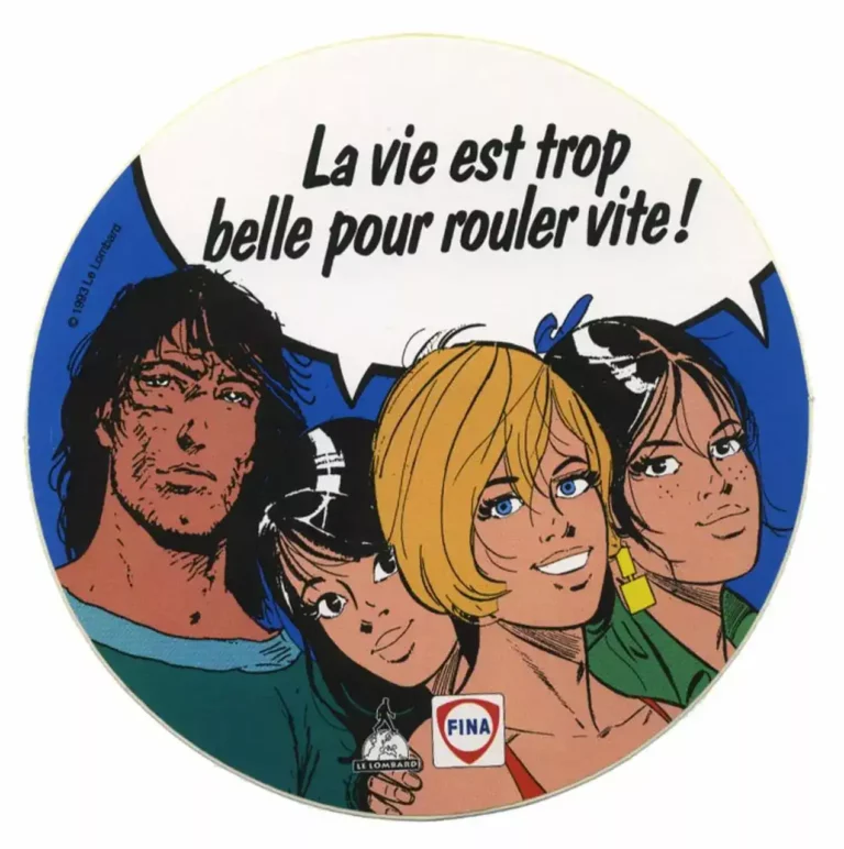 Thorgal et Julie Claire Cécile : Autocollant Fina