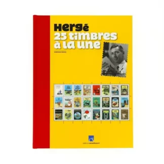 Tintin-Album-timbrés-Hergé-25-timbres-à-la-une