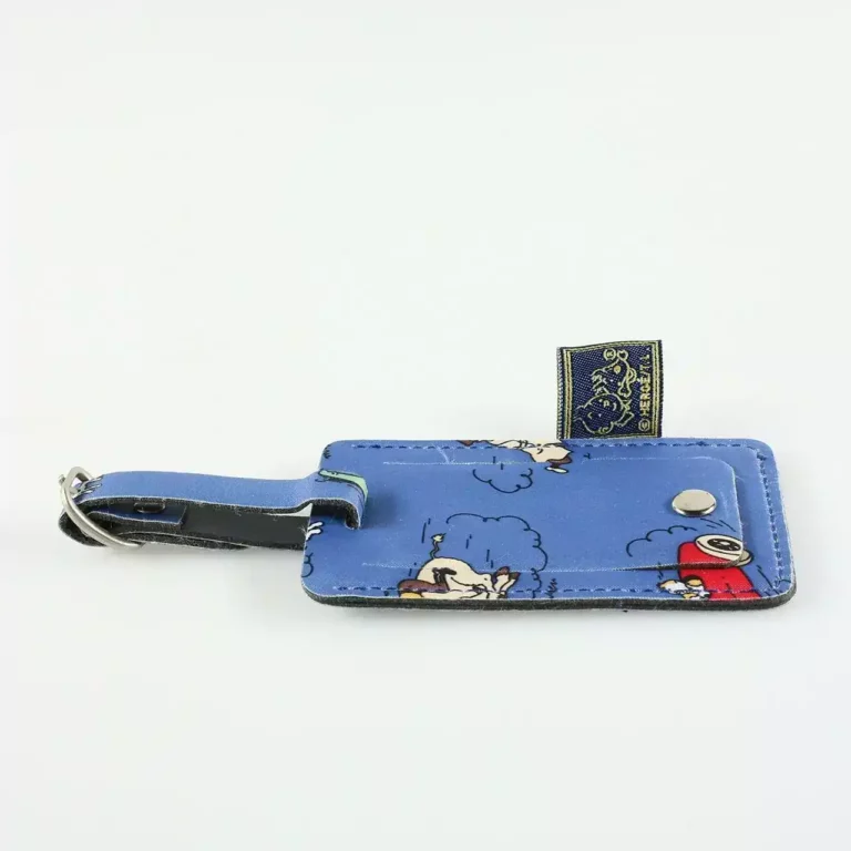 Tintin-Bagagerie-Porte-étiquette-bleu