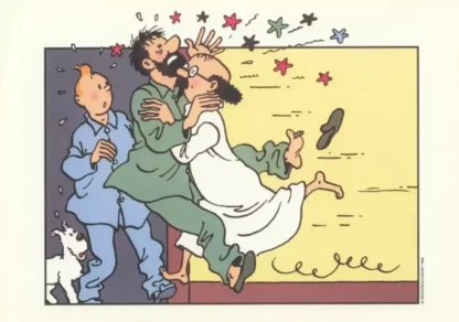 Ex-libris Tintin Pyjama Hergé
