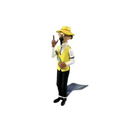tintin tournesol jardinier figurine plastique 42516