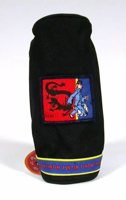 plumier tintin brodé rond