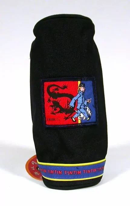 plumier tintin brodé rond