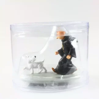 Tintin-en-Toge-Hors-série-colorisée-n-5-Statuette-résine-42290-boite