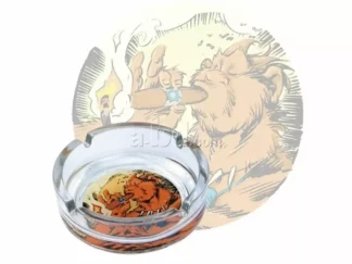 Trolls de Troy cendrier en verre Troll au cigare