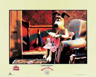 Wallace-et-Gromit-Affiche-offset-Gromit-dans-son-fauteuil
