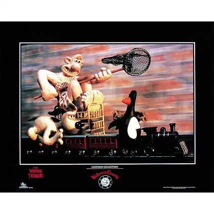 Wallace-et-Gromit-Affiche-offset-Le-train