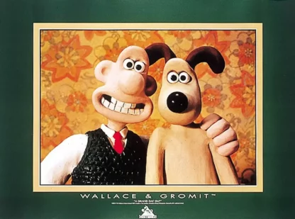Wallace-et-Gromit-Affiche-offset-Photo-de-famille