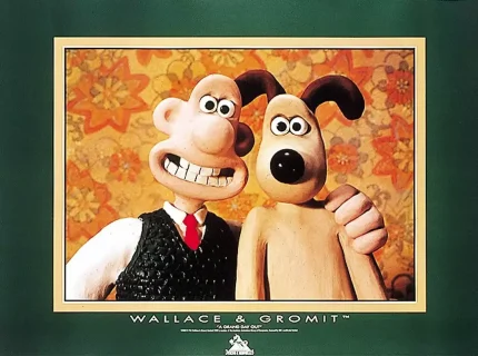 Wallace-et-Gromit-Affiche-offset-Photo-de-famille