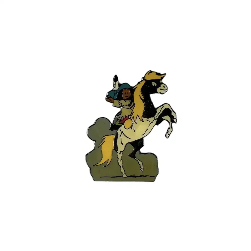 Yakari-Pins-Yakari-sur-Petit-Tonnerre-a