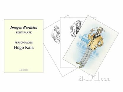 Luc Orient, Eddy Paape, Portfolio numéroté et signé, 3 Personnages en pied, Hugo Kala