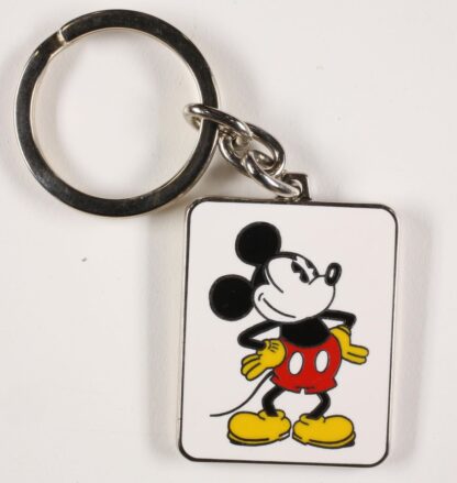 Mickey dans un cadre blanc Porte-clé métal Disney