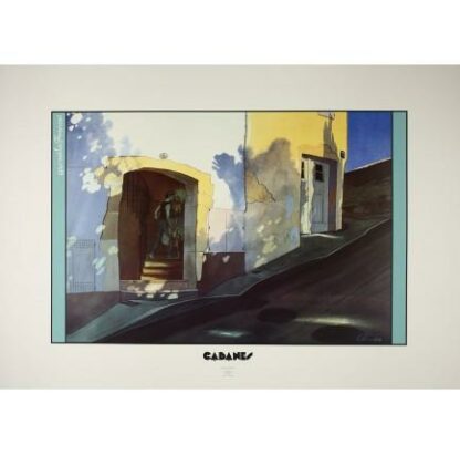 Cabanes, Affiche offset, Ca c'est la France