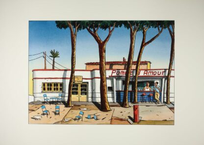 Loustal, Affiche offset, Ca c'est la France (variante)