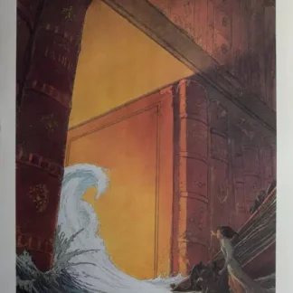 Affiche Les Cités Obscures La Cité des Livres François Schuiten