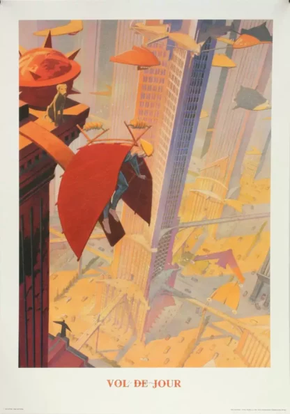 Affiche Les Cités Obscures Vol de jour François Schuiten