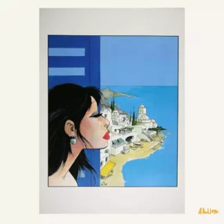 affiche femme fenêtre Will