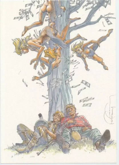 affiche Jérémiah Hermann couleur signée