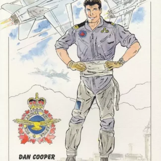Affiche Dan Cooper 1954-2004 signée Albert Weinberg