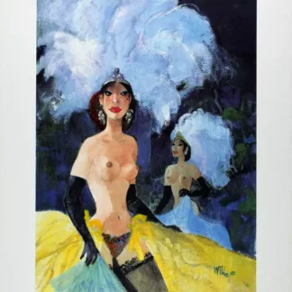 affiche pin up Will Moulin Rouge