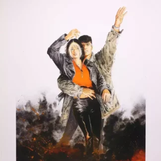 affiche xiii xiii tenant jessica signee william vance