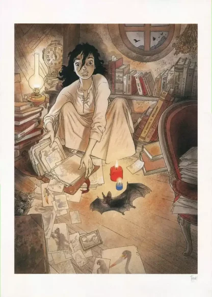 affiche zoo frank pé manon chauve-souris