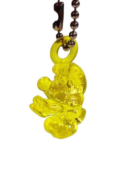 Les Schtroumpfs : Porte-clés en plastique translucide jaune