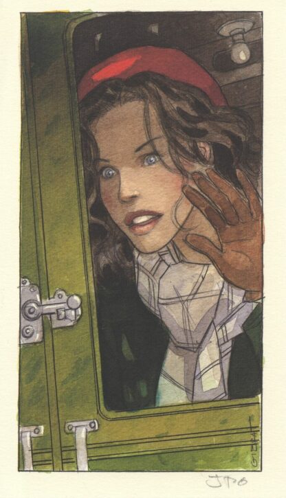 Gibrat, Le vol du corbeau, Ex-libris, Jeanne