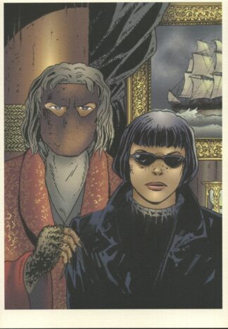 Dufaux, Rollin, Ombres, Exlibris offset, Homme au masque