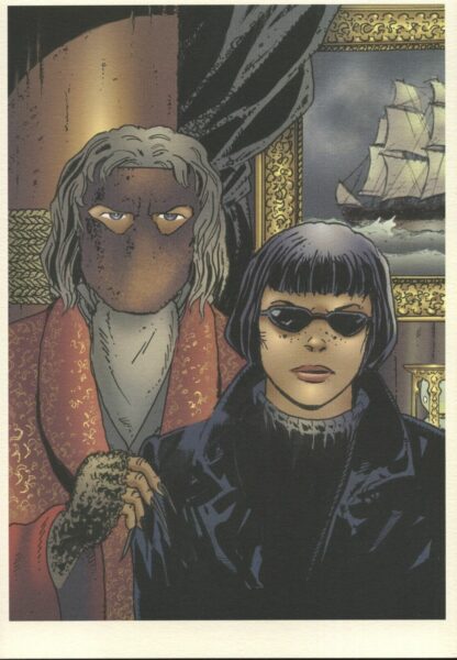 Dufaux, Rollin, Ombres, Exlibris offset, Homme au masque
