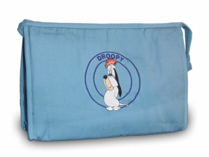 Tex Avery, Trousse de toilette bleue brodée, Droopy