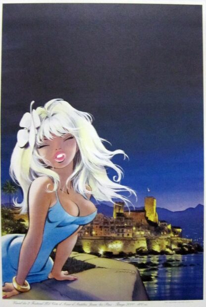 Dany, Olivier Rameau, Affiche offset, Colombe à Antibes