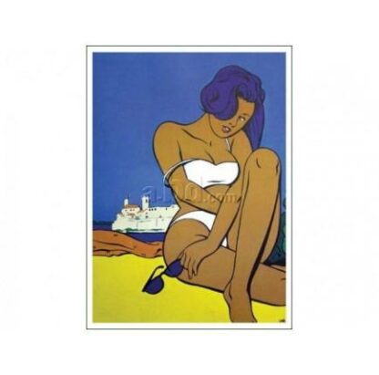 Varenne, Affiche offset, Femme à Antibes